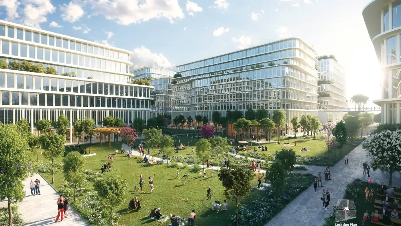 Central Green Park Rendering At Mission Point